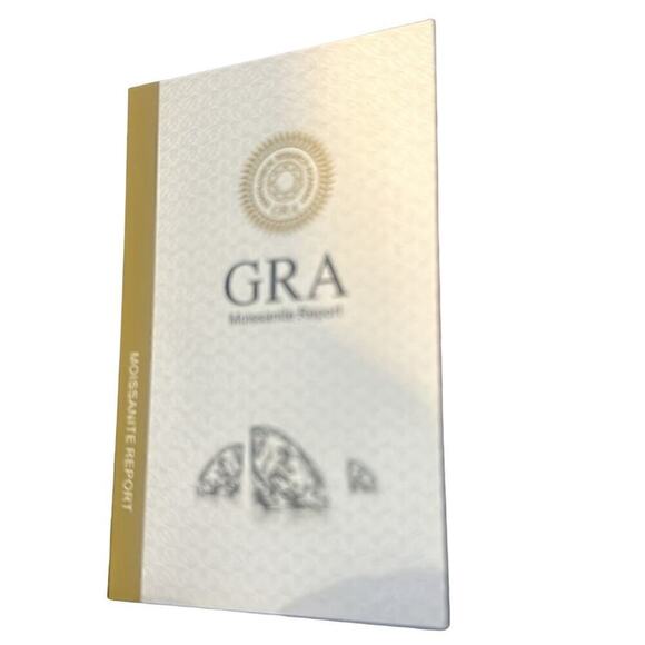 Moissanite Diamond Wedding Band Anniversary Ring GRA Certified Size 7 - Picture 4 of 7